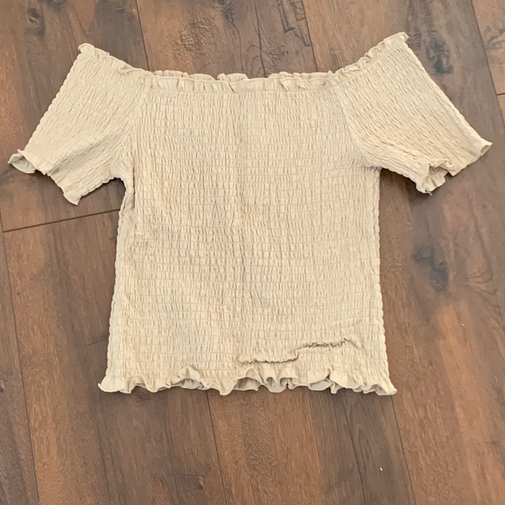 H&M off the shoulder CROP TOP